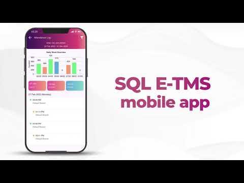SQL E Time Attendance mobile app